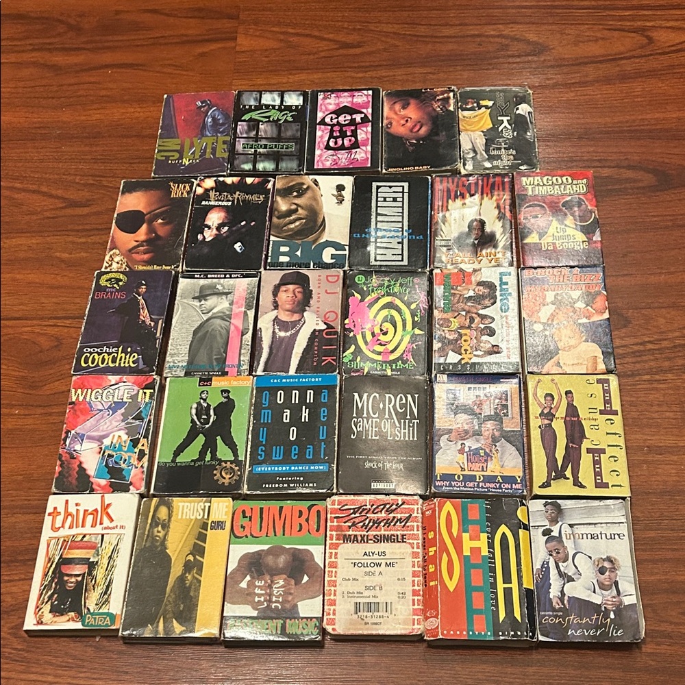 Lot of 29 VTG Cassette Singles Tapes 80’s 90’s Various R&B Pop Reggae HipHop
